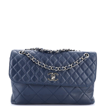 Chanel In The Business Flap Bag Quilted Calfskin Maxi