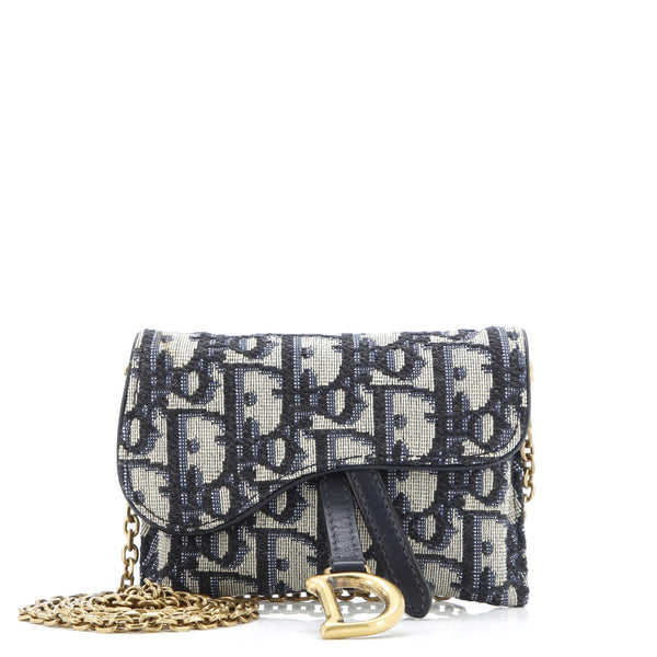 バッグ christianDior Christian Dior Saddle Nano Pouch Oblique Canvas 345094
