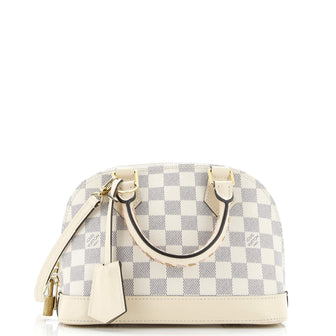 Louis Vuitton Alma Handbag Damier with Braided Detail BB