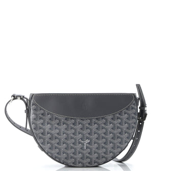 Goyard Hirondelle Shoulder Bag Coated Canvas and Leather