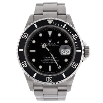 Rolex Oyster Perpetual Submariner Date Automatic Watch Stainless Steel 40