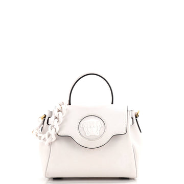 Versace La Medusa Top Handle Bag Leather Small