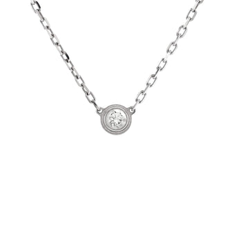 Cartier Cartier D'Amour Pendant Necklace 18K White Gold with Diamond Small