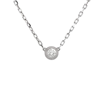 Cartier Cartier D'Amour Pendant Necklace 18K White Gold with Diamond Small