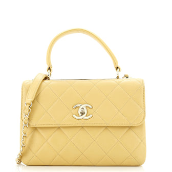 Chanel Trendy CC Top Handle Bag Quilted Lambskin Small
