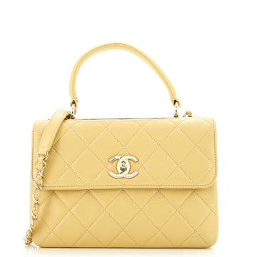 Chanel Trendy CC Top Handle Bag Quilted Lambskin Small