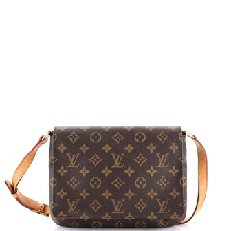 Louis Vuitton Musette Tango Handbag Monogram Canvas