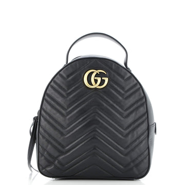Gucci GG Marmont Backpack Matelasse Leather Small