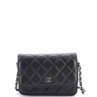 Chanel Wallet on Chain Quilted Caviar Mini
