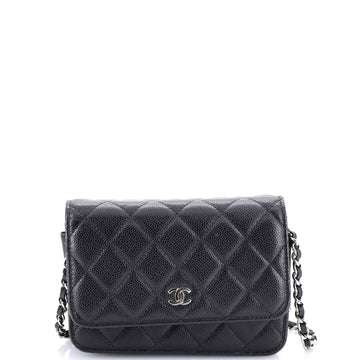 Chanel Wallet on Chain Quilted Caviar Mini