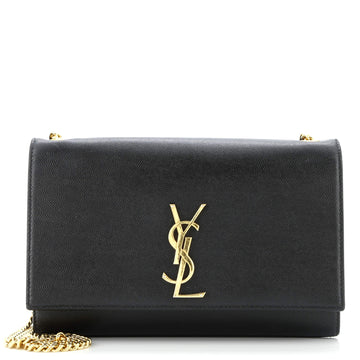 Saint Laurent Classic Monogram Crossbody Bag Grainy Leather Medium
