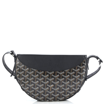 Goyard Hirondelle Shoulder Bag Coated Canvas and Leather