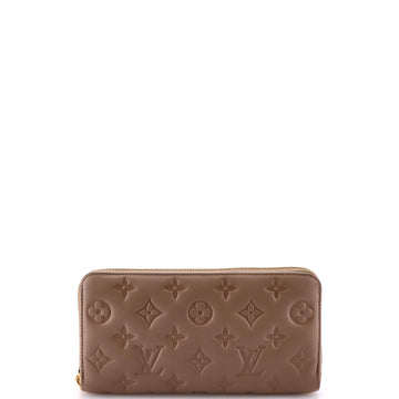 Louis Vuitton Coussin Zippy Wallet Monogram Embossed Lambskin