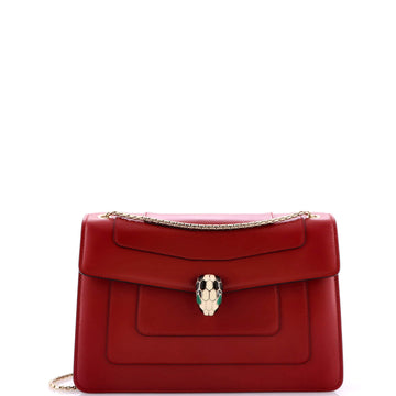 Bvlgari Serpenti Forever Shoulder Bag Leather Medium