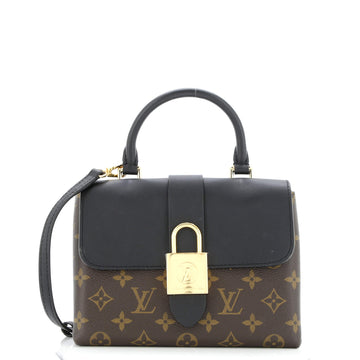 Louis Vuitton Locky Handbag Monogram Canvas with Leather BB