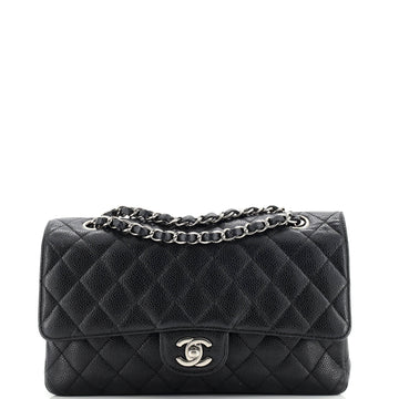 Chanel Classic Double Flap Bag Quilted Caviar Medium