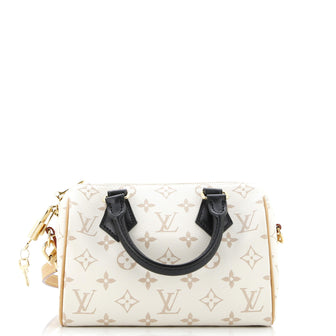 Louis Vuitton Speedy Bandouliere Bag Monogram Dune Canvas 20