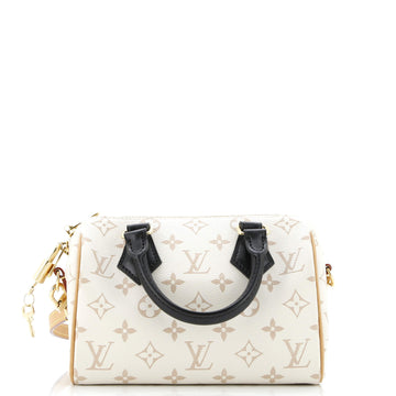 Louis Vuitton Speedy Bandouliere Bag Monogram Dune Canvas 20