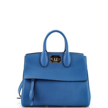 Salvatore Ferragamo Studio Satchel Leather Small