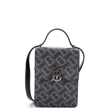 Burberry TB Robin Crossbody Pouch Monogram E-Canvas Mini