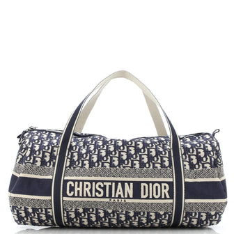 Christian Dior Bowling Bag Oblique Canvas