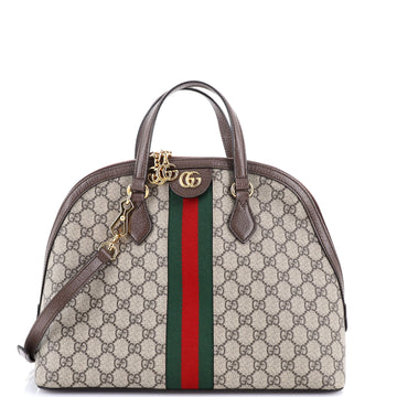 Gucci Ophidia Dome Top Handle Bag GG Coated Canvas Medium