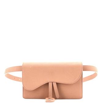 Christian Dior Ultra Matte Saddle Rectangular Belt Bag Leather