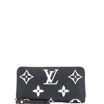Louis Vuitton Zippy Wallet Bicolor Monogram Empreinte Giant
