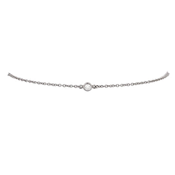 Tiffany & Co. Elsa Peretti Diamonds by the Yard 3 Stone Bracelet Platinum with Diamonds