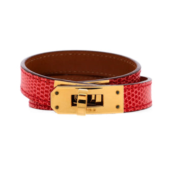 Hermes Kelly Double Tour Bracelet Lizard