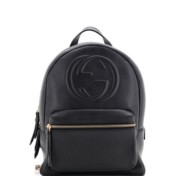 Gucci Soho Chain Backpack Leather