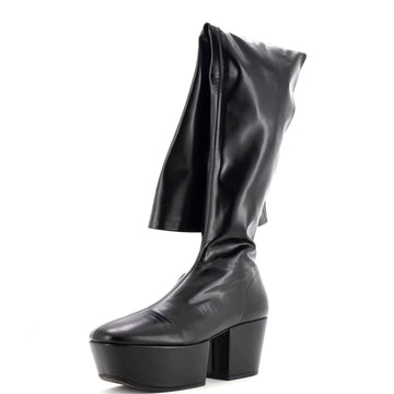 Prada Women's Platform High Boots Leather