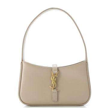 Saint Laurent Le 5 a 7 Hobo Leather Mini