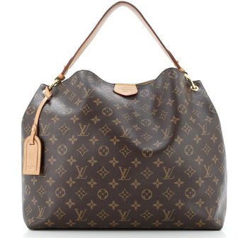 Louis Vuitton Graceful Handbag Monogram Canvas MM