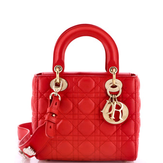 Christian Dior My Lady Dior Bag Cannage Quilt Lambskin