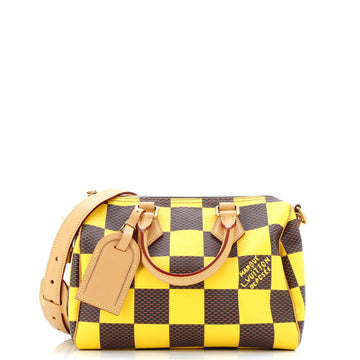 Louis Vuitton Speedy Bandouliere Bag Damier Pop 25