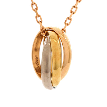 Cartier Baby Trinity Pendant Necklace 18K Tricolor Gold