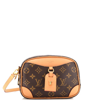 Louis Vuitton Deauville Handbag Monogram Canvas Mini