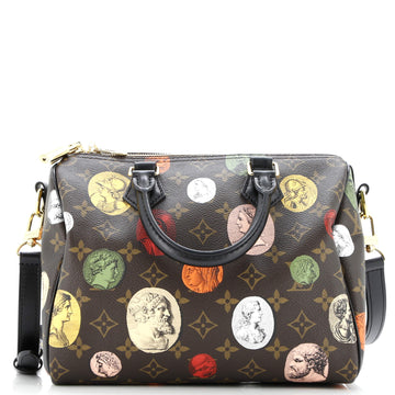 Louis Vuitton Speedy Bandouliere Bag Limited Edition Fornasetti Cameo Monogram Canvas 25