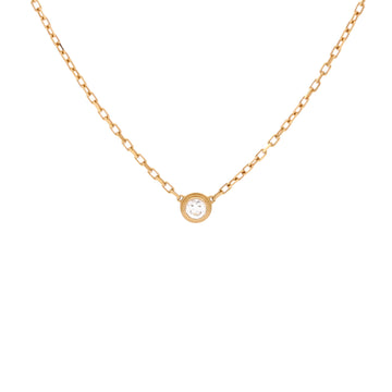 Cartier Cartier D'Amour Pendant Necklace 18K Yellow Gold and Diamond Small