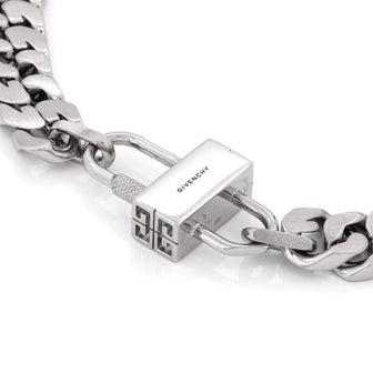 Givenchy Lock G-Chain Station Necklace Metal
