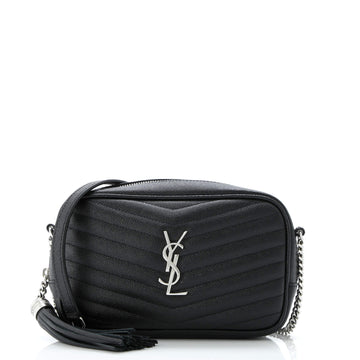 Saint Laurent Lou Camera Bag Matelasse Chevron Leather Mini