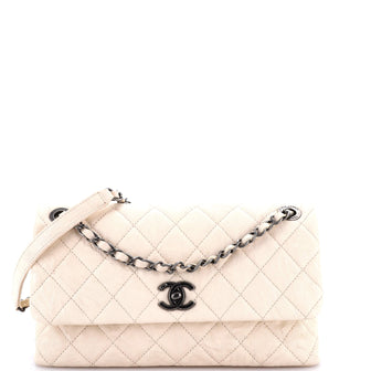 Chanel CC Flap Bag Quilted Aged Calfskin Medium