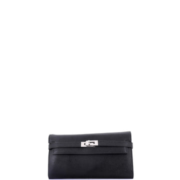 Hermes Kelly Wallet Chevre Mysore Long