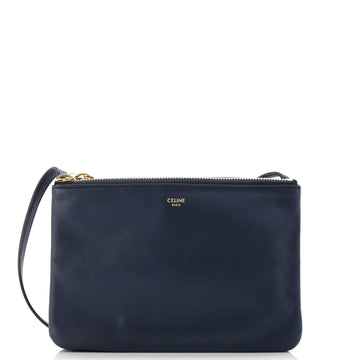 Celine Trio Crossbody Bag Leather Small