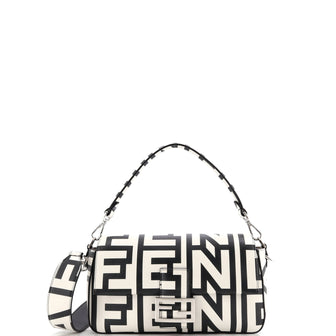 Fendi x Marc Jacobs Baguette NM Bag Printed Leather Medium