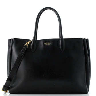 Prada Soft Bibliotheque Tote City Calfskin Large