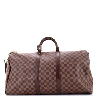 Louis Vuitton Keepall Bandouliere Bag Damier 55