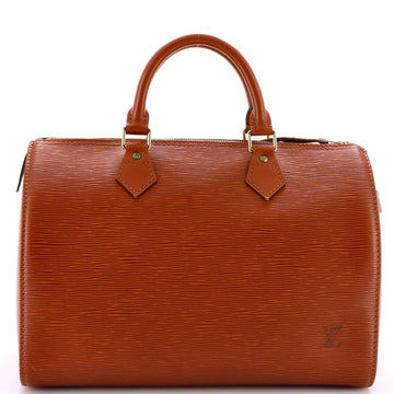 Louis Vuitton Speedy Handbag Epi Leather 35