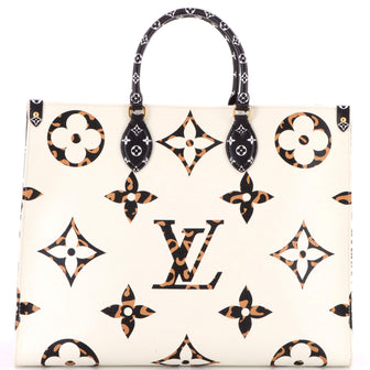 Louis Vuitton OnTheGo Tote Limited Edition Jungle Monogram Giant GM
